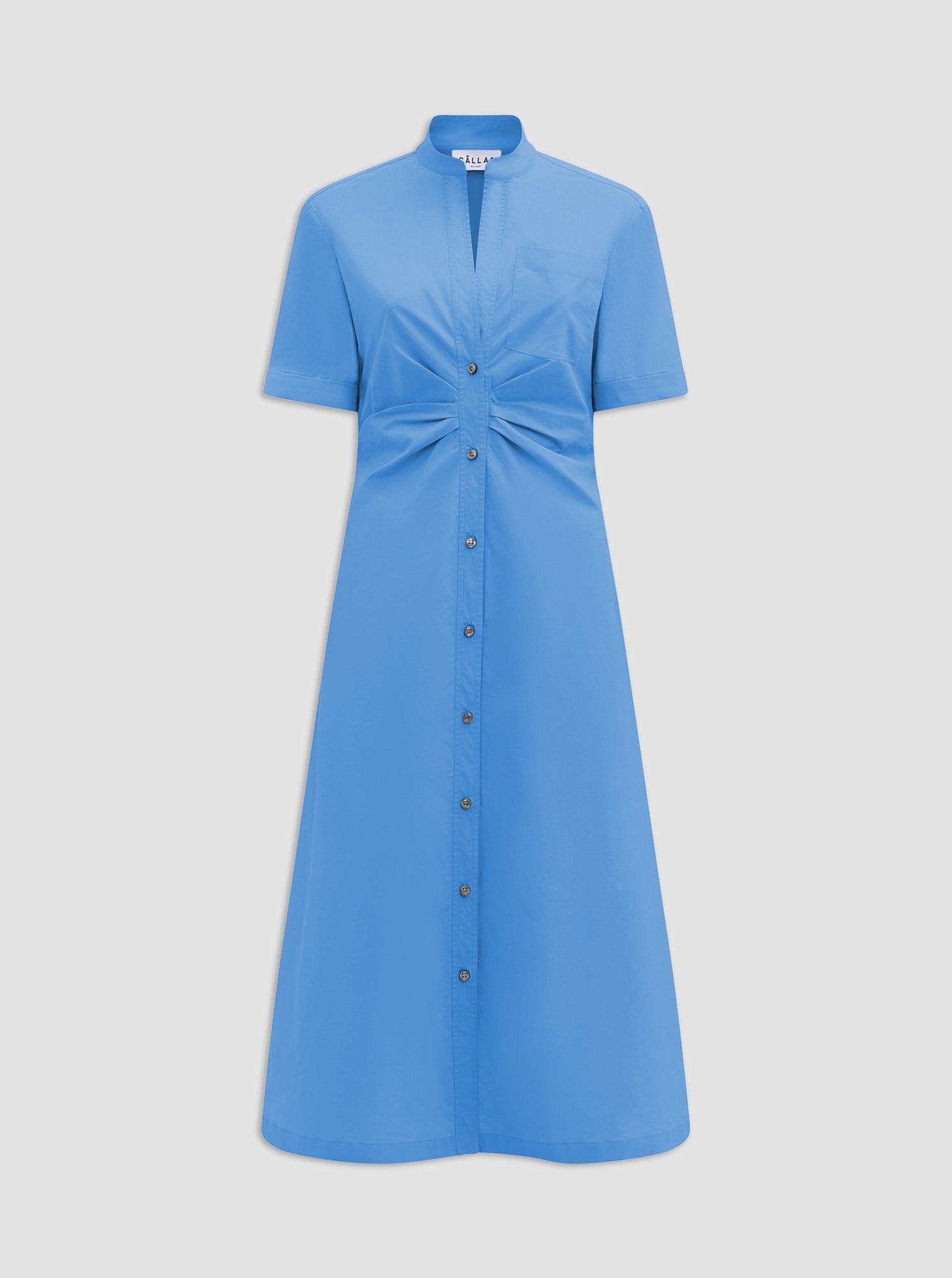Noor Shirtdress | Blue Sea