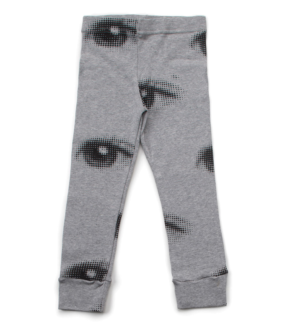 Kid | Eye Leggings | Heather Grey