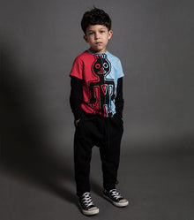 Kid | Raw Pants | Black