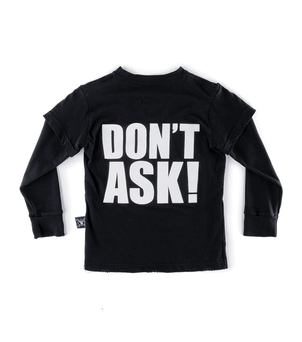 Kid | Don'T Ask! Shirt | Black
