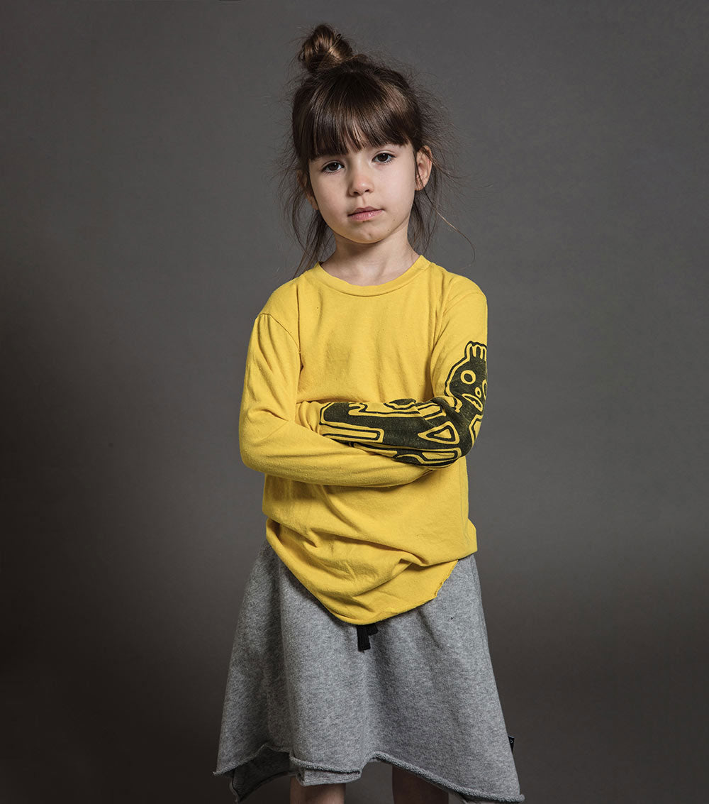 Kid | Raw Tribal Dancer Shirt | Natural