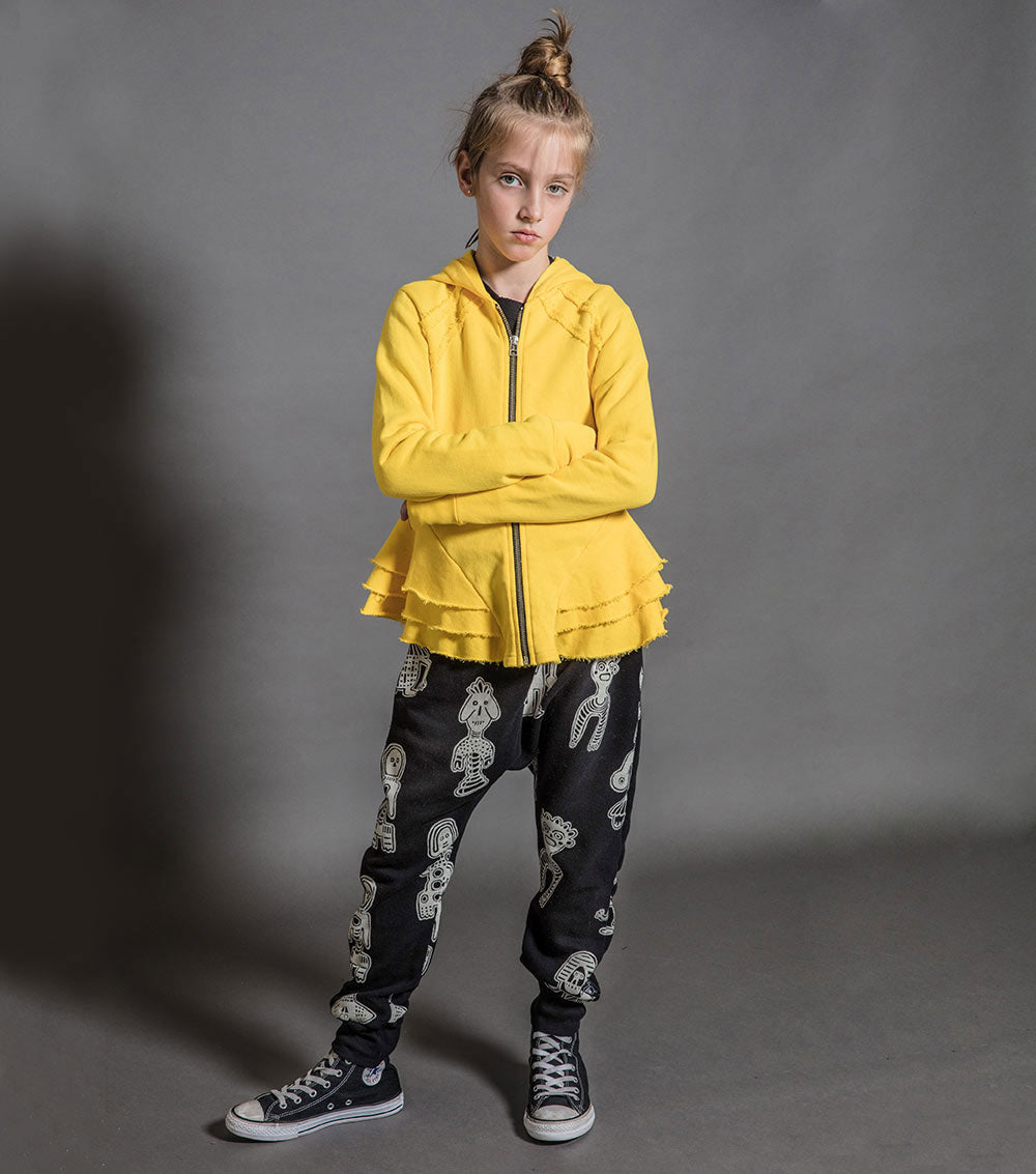 Kid | Tribal Dancers Baggy Pants | Black