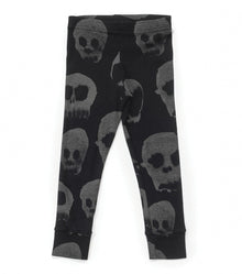 Kid | Water Skull Leggings | Black