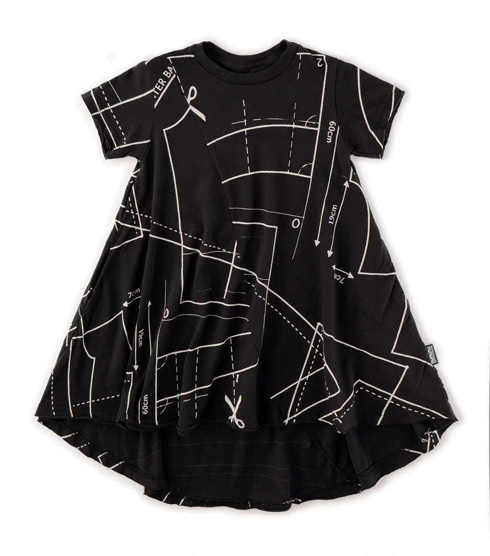 Kid | Sewing Pattern 360 Dress | Black