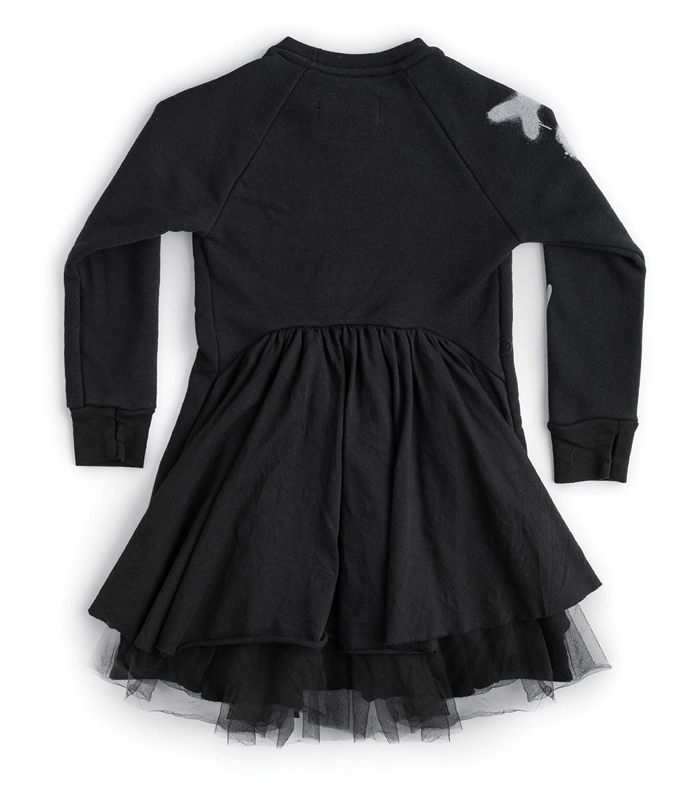 Kid | Total Elements Kangaroo Dress | Black