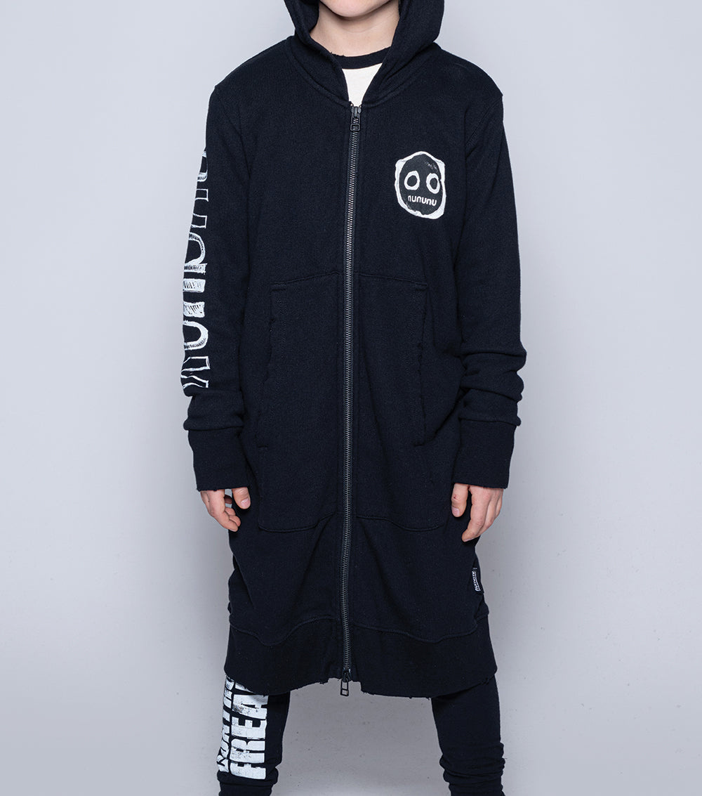 Kid | Mega Zip Hoodie | Black