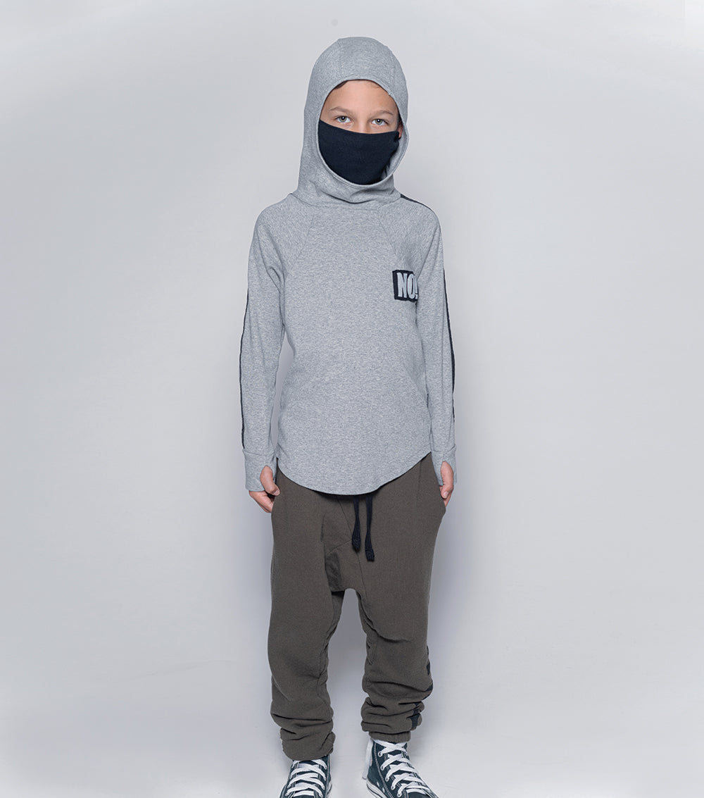 Kid | Nununu Raw Pants | Olive