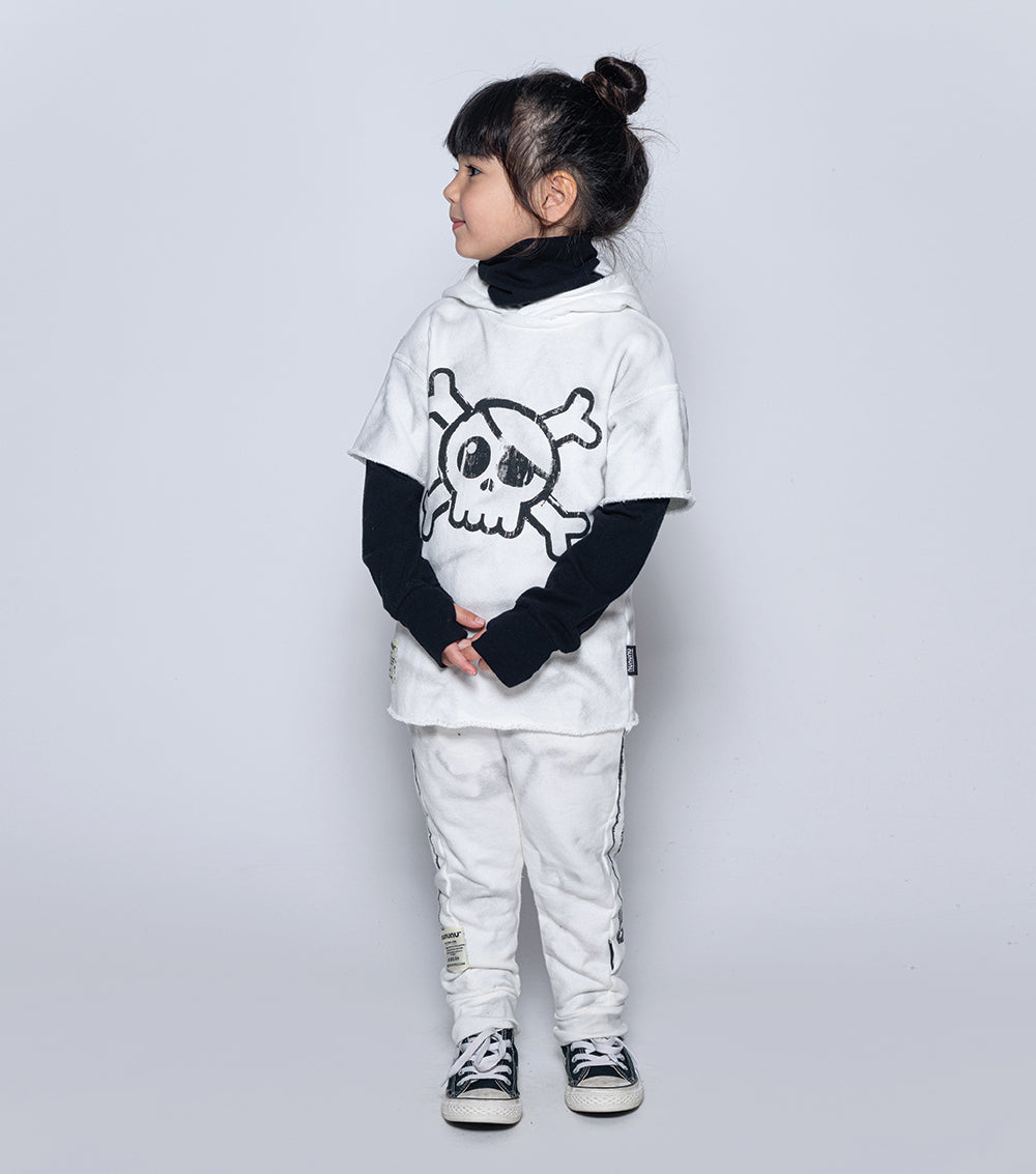 Kid | Side Bone Sweatpants | Dirty White