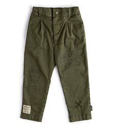 Kid | Total Fw21 Chino Pants | Olive