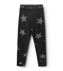 Kid | Star Leggings | Black (V2)