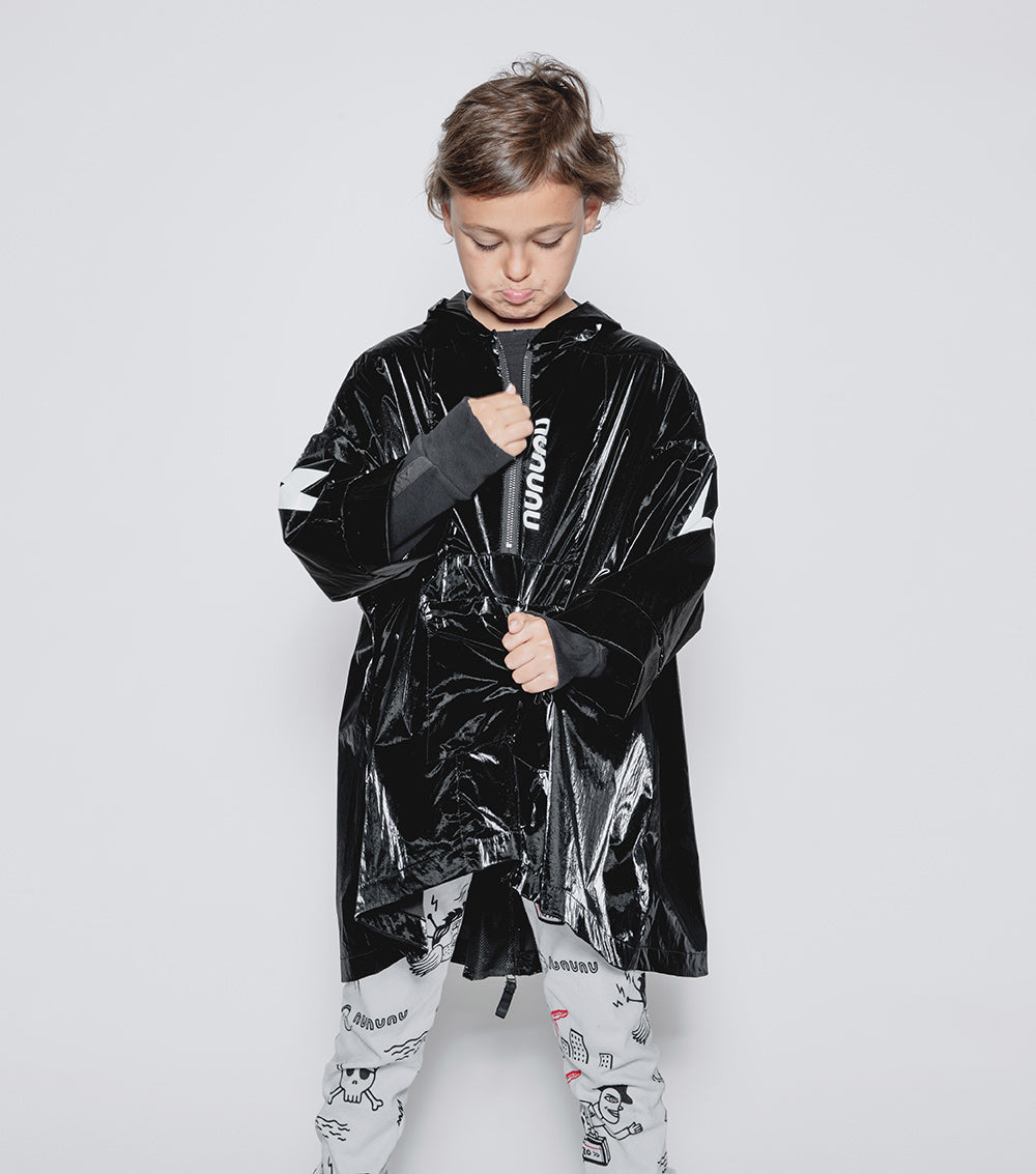 Kid | Rain Poncho | Black