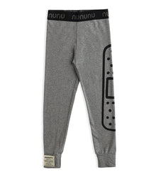 Kid | Bandaid Leggings | Heather Grey