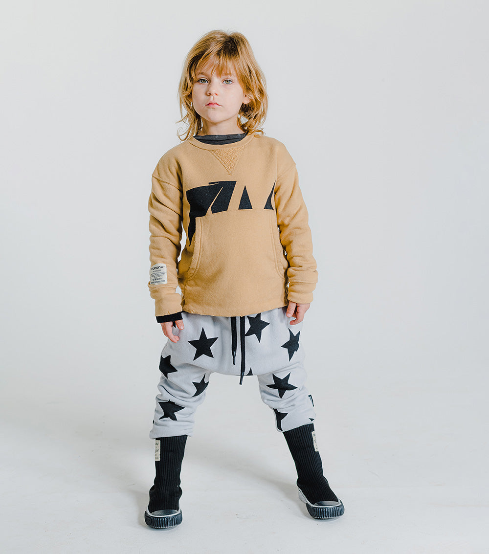 Kid | Nu! Kangaroo Sweatshirt | Black