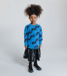 Kid | Flowy Nylon Skirt | Black