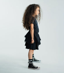 Kid | Layered Snake Dress | Black