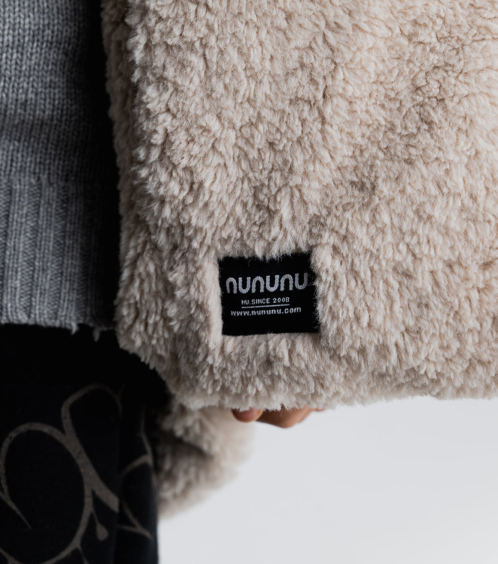 Kid | Reversible Sherpa Jacket | Olive