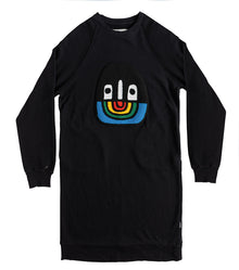 Women | Oversized Sweat Dress | Black