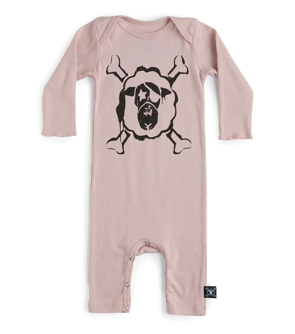 Newborn | Blacksheep Playsuit | Powder Pink