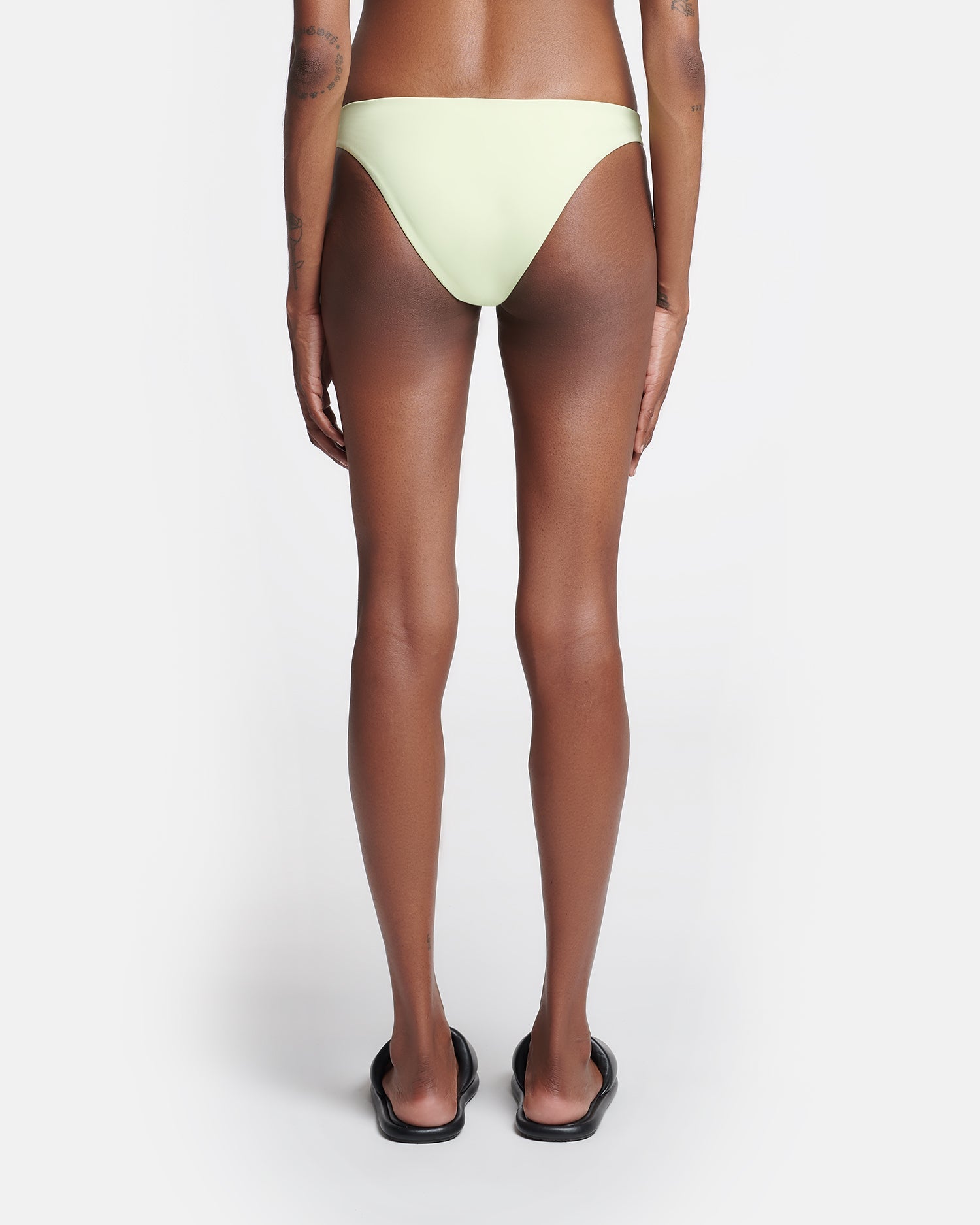 Merve Bikini Bottoms | Shadow Lime