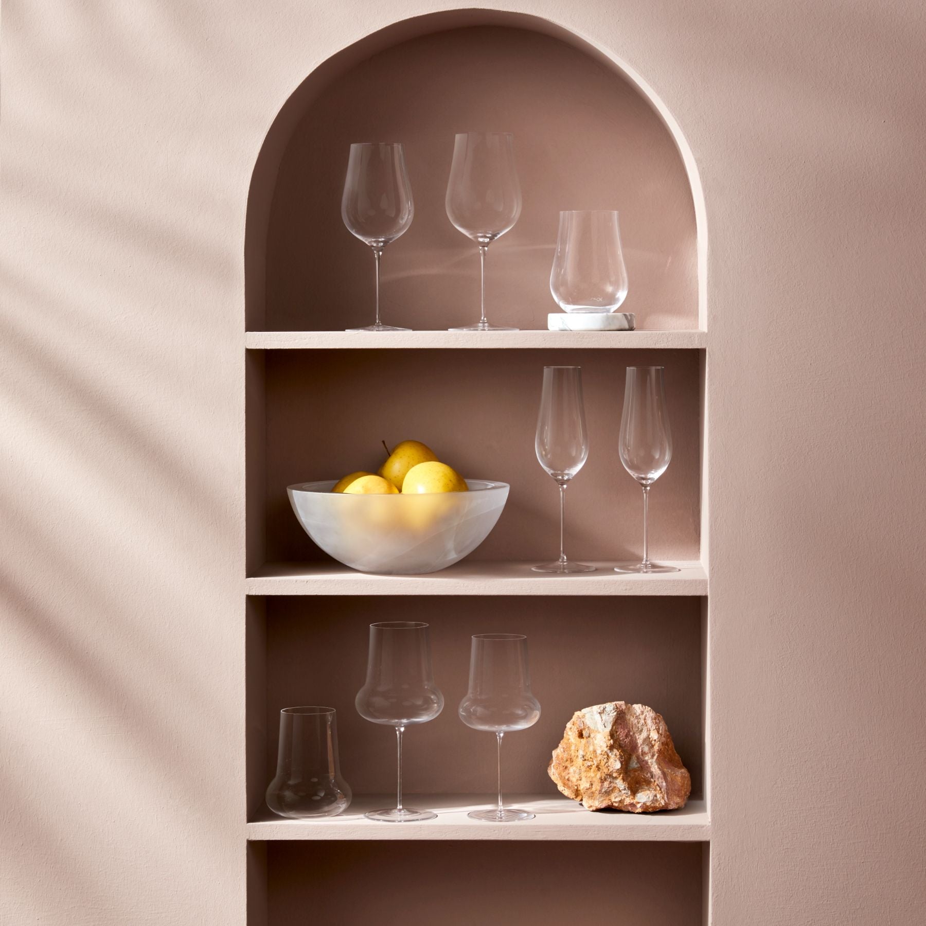 Ghost Zero Tulip Glasses | Clear Crystal | Set of 2