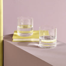 Finesse Grid Whisky Dof Glasses | Clear Crystal | Set of 4