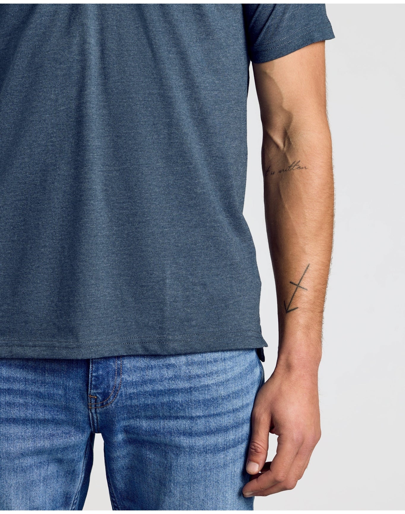 Navy Classic Polo | Heather