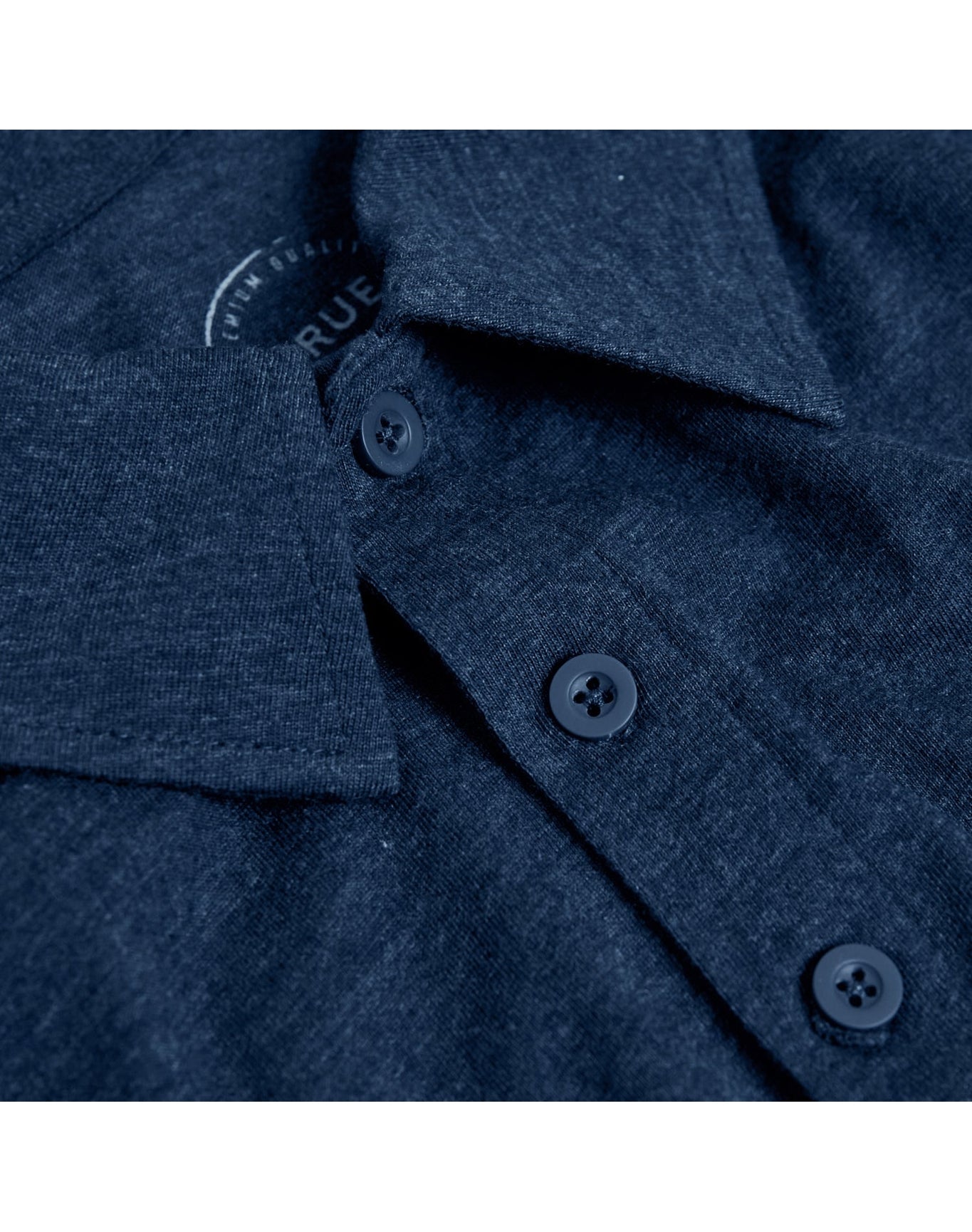 Navy Classic Polo | Heather