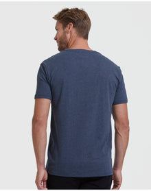 Navy Classic V-Neck | Heather