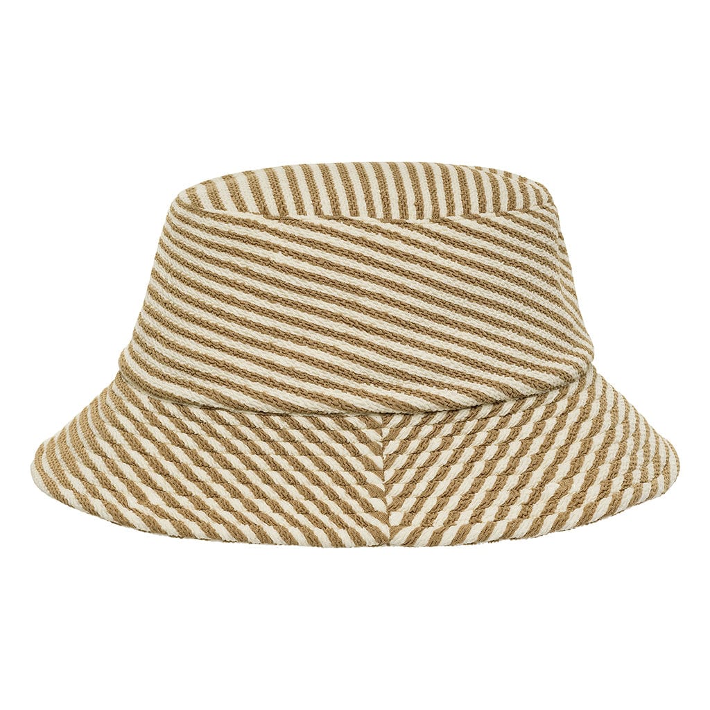 Bucket Hat | Neutral Stripe