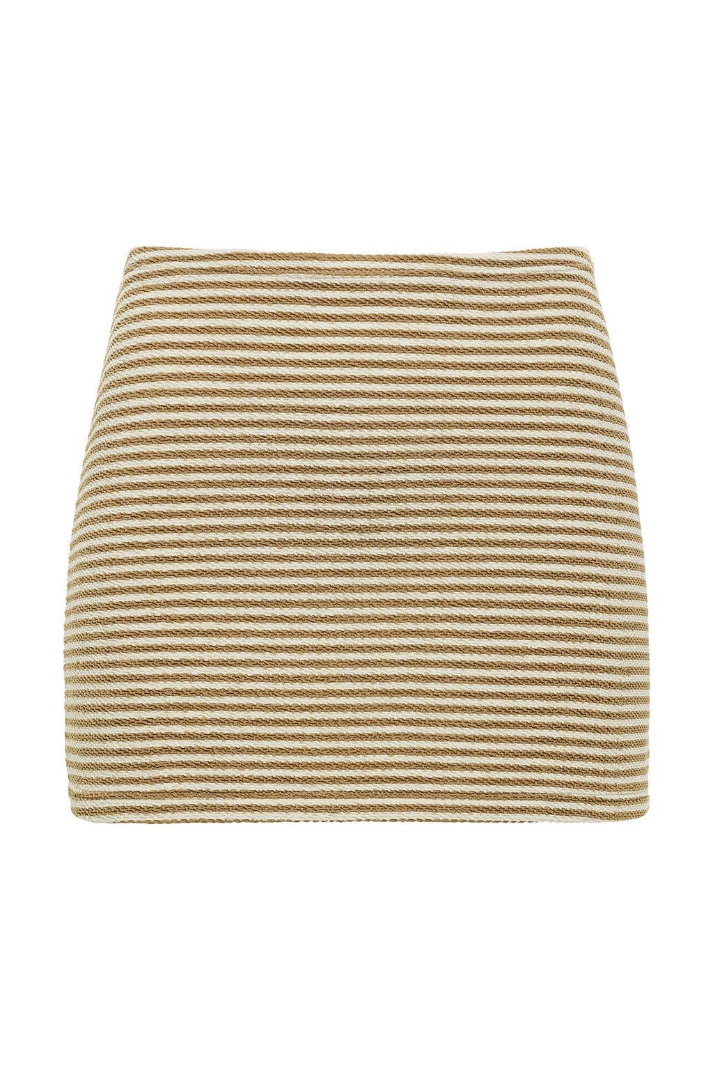 Micro Skirt | Neutral Stripe