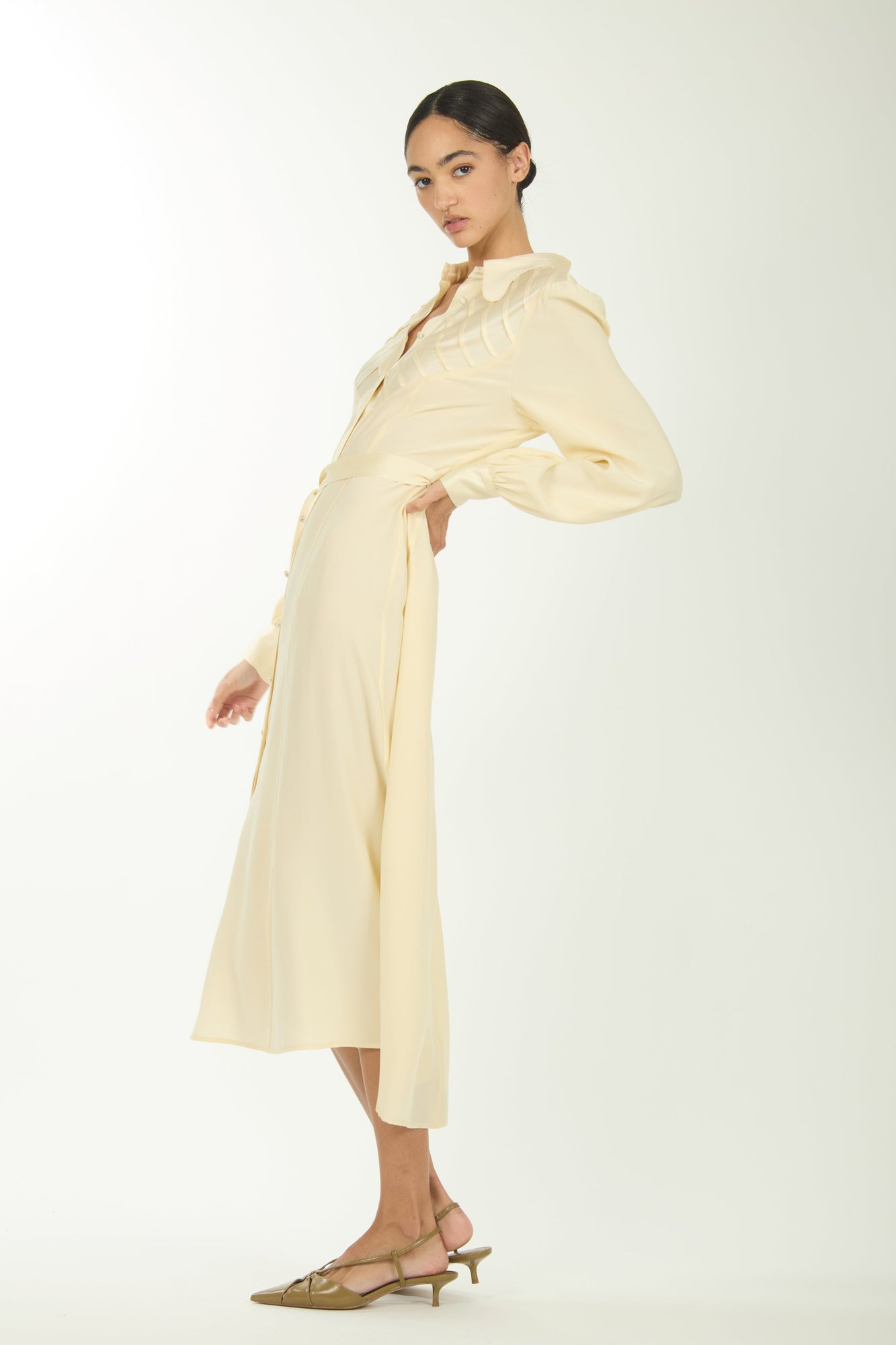 Nila Dress | Creme