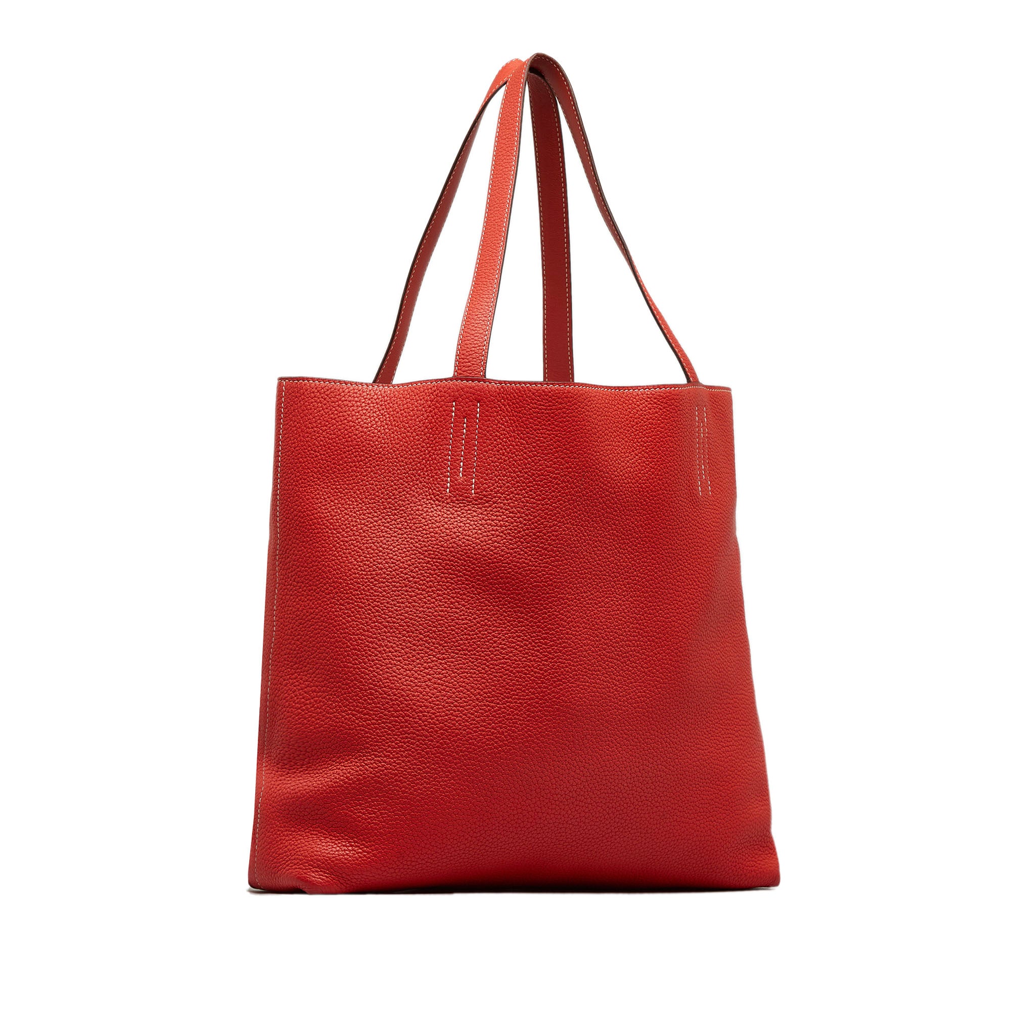 Hermes | Pre-Owned Clemence Double Sens 36 | Red