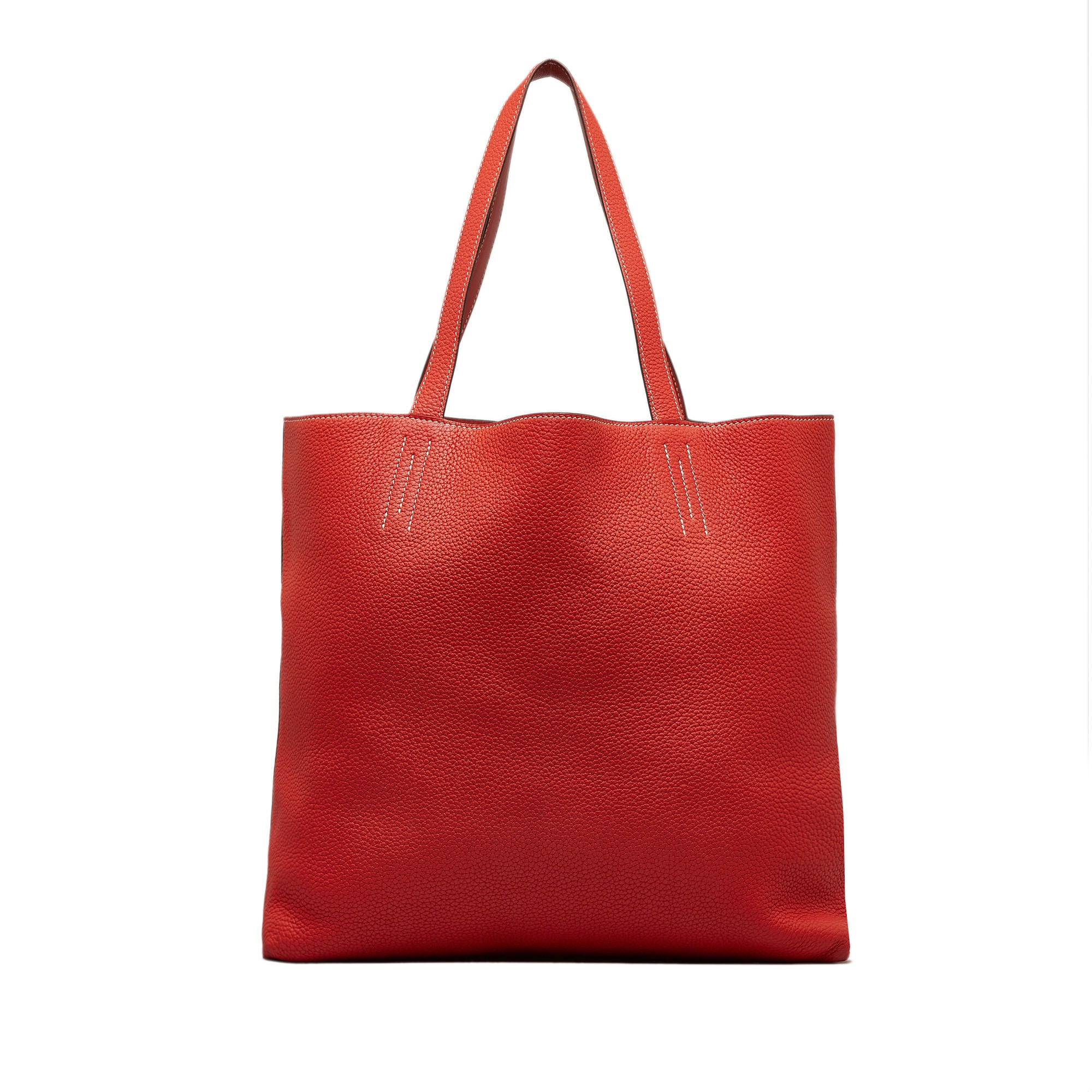 Hermes | Pre-Owned Clemence Double Sens 36 | Red