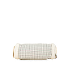 Chanel | Pre-Owned Caviar Perforated Pulley Shoulder Bag | White/Ivory