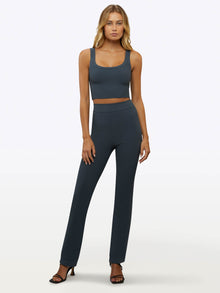 Womens | Coreflex Form-Fitting Cropped Tank | Ocean Storm