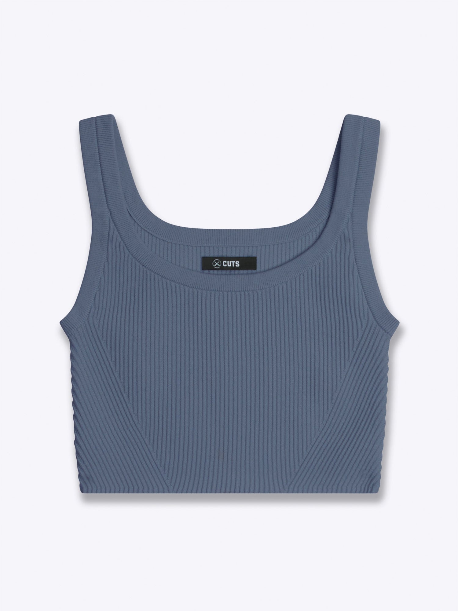 Womens | Coreflex Form-Fitting Cropped Tank | Ocean Storm