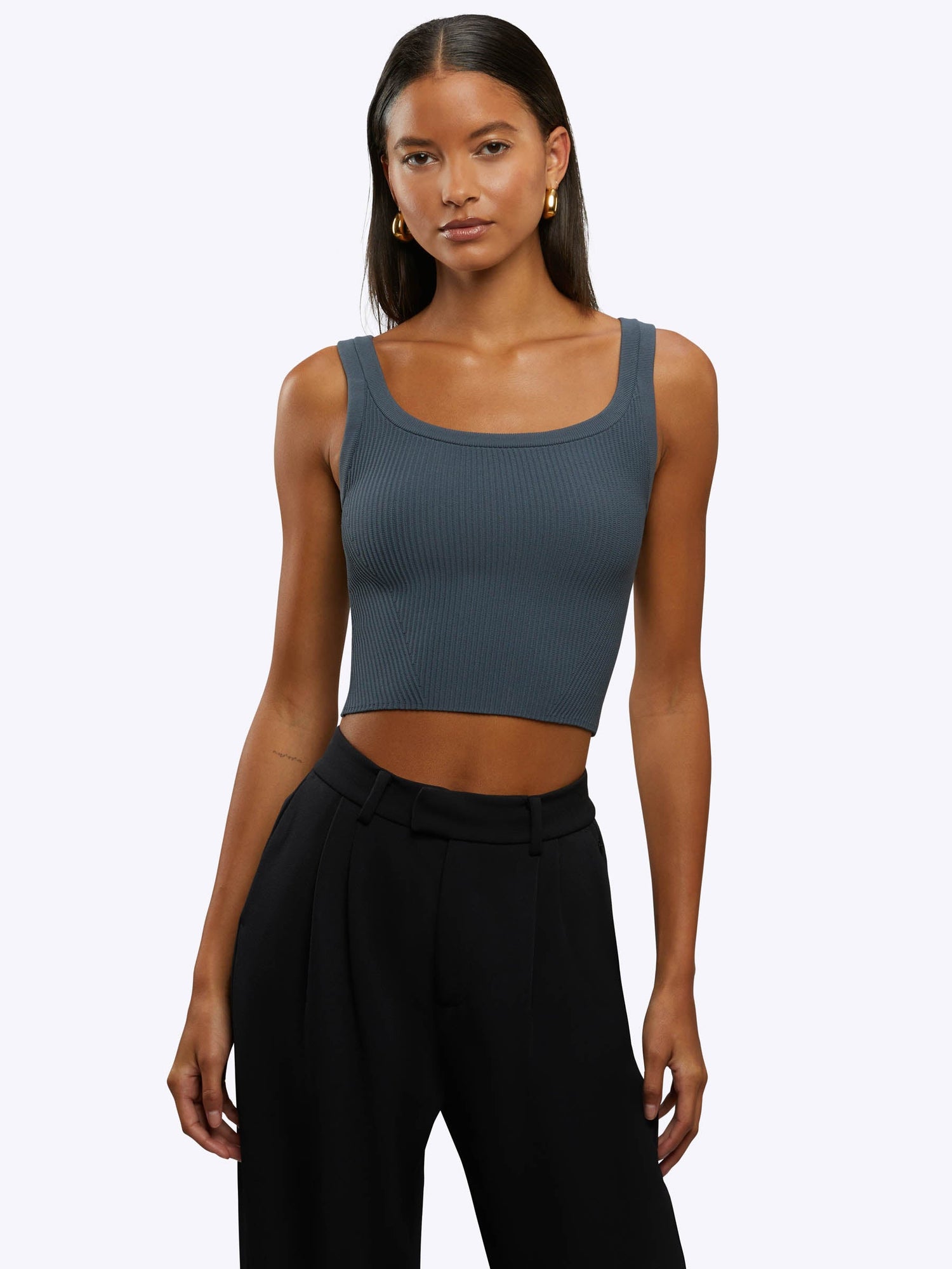 Womens | Coreflex Form-Fitting Tank | Ocean Storm