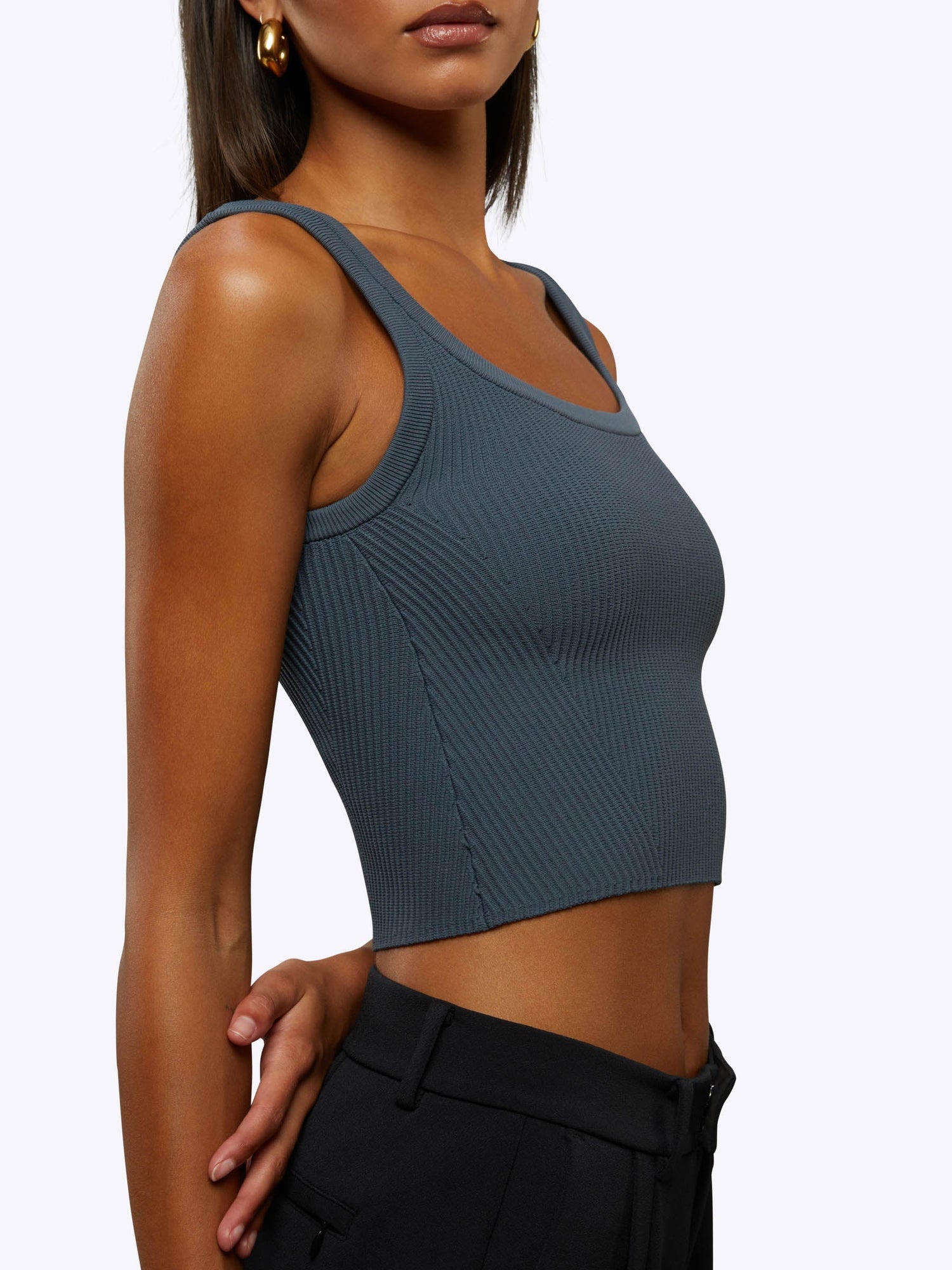 Womens | Coreflex Form-Fitting Tank | Ocean Storm