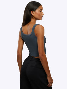 Womens | Coreflex Form-Fitting Tank | Ocean Storm
