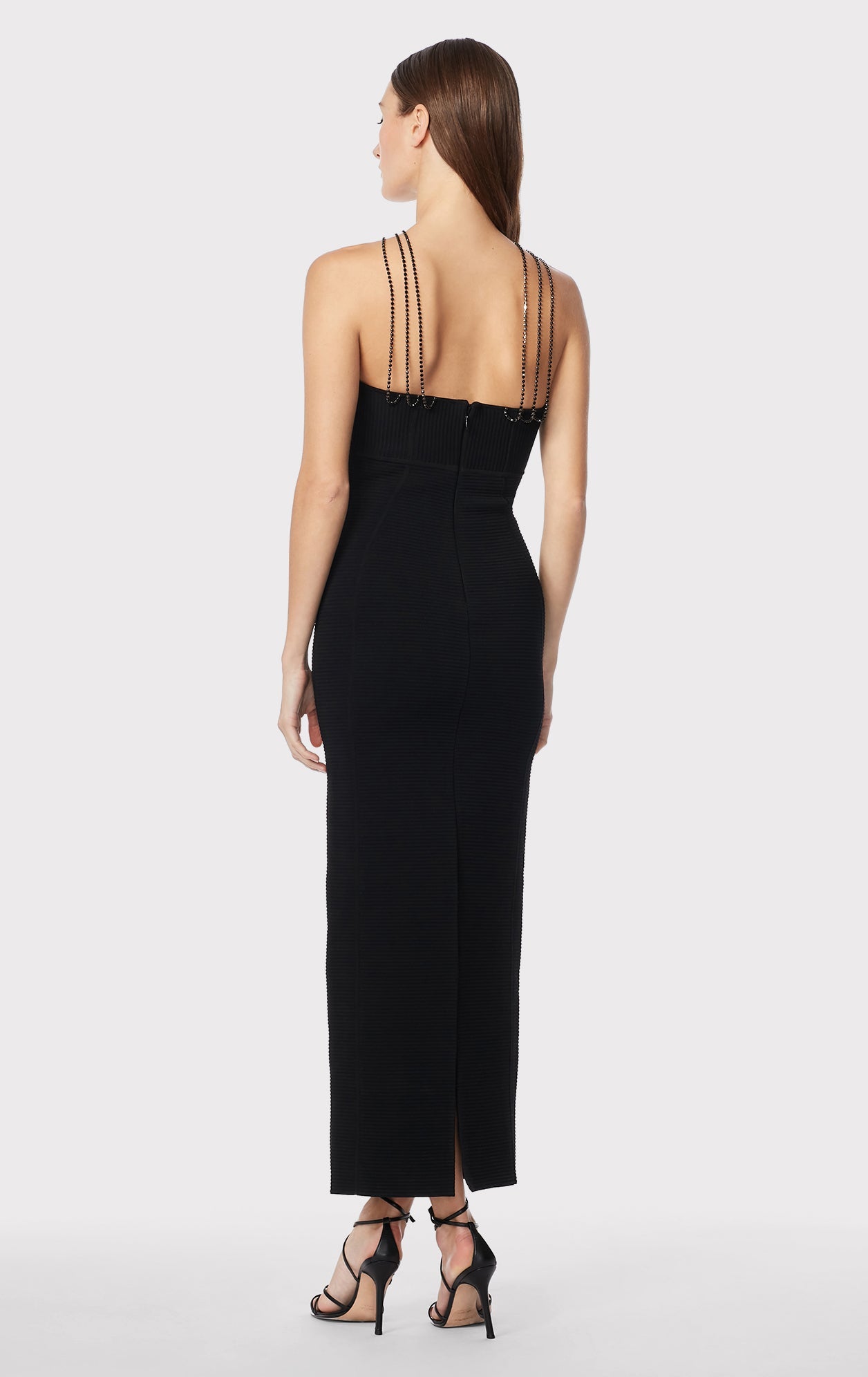 Halter Ottoman Gown | Black