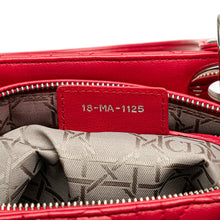Dior | Pre-Owned Large Lambskin Cannage Lady | Red