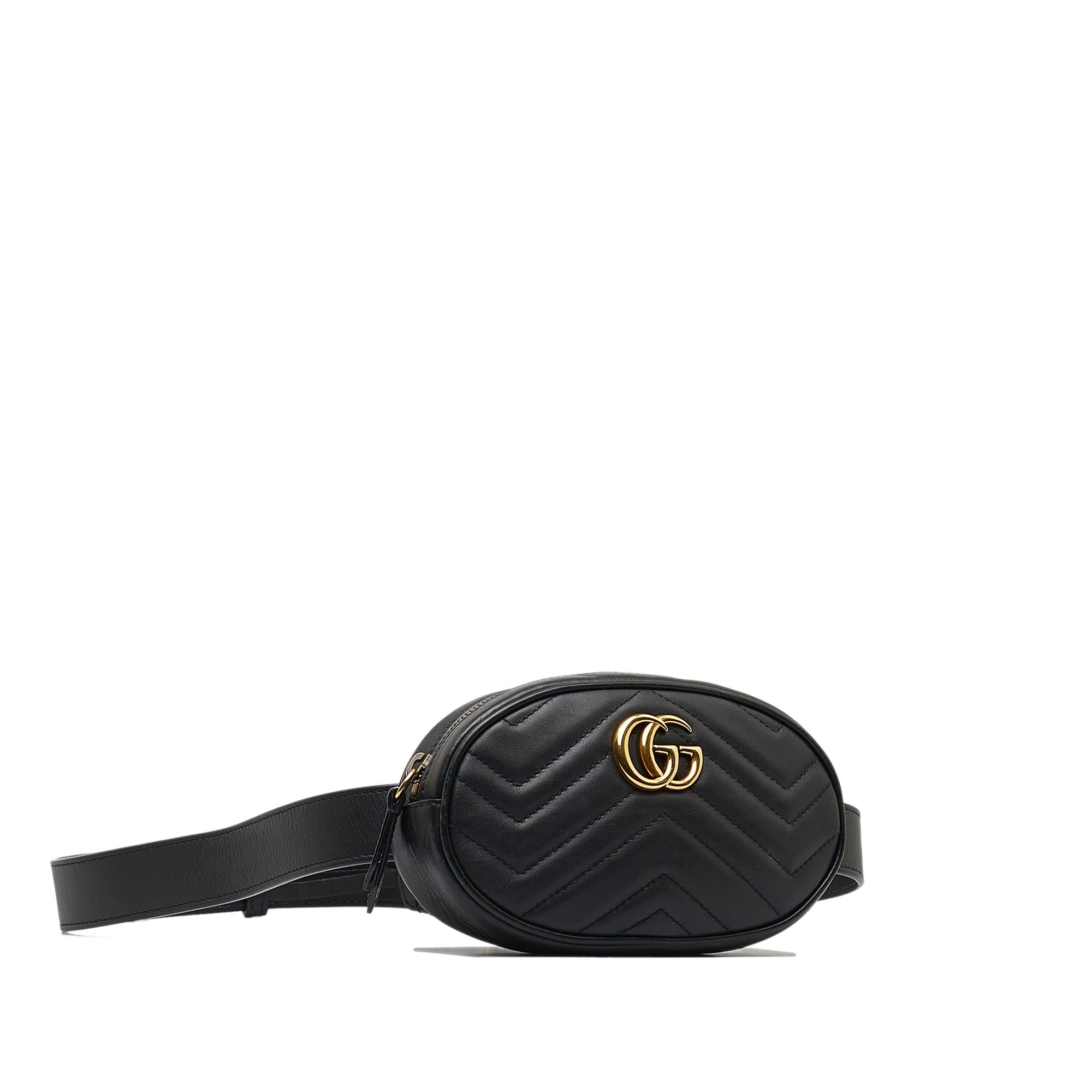 Gucci Pre-Owned GG Marmont Matelasse Belt Bag | Women | Black