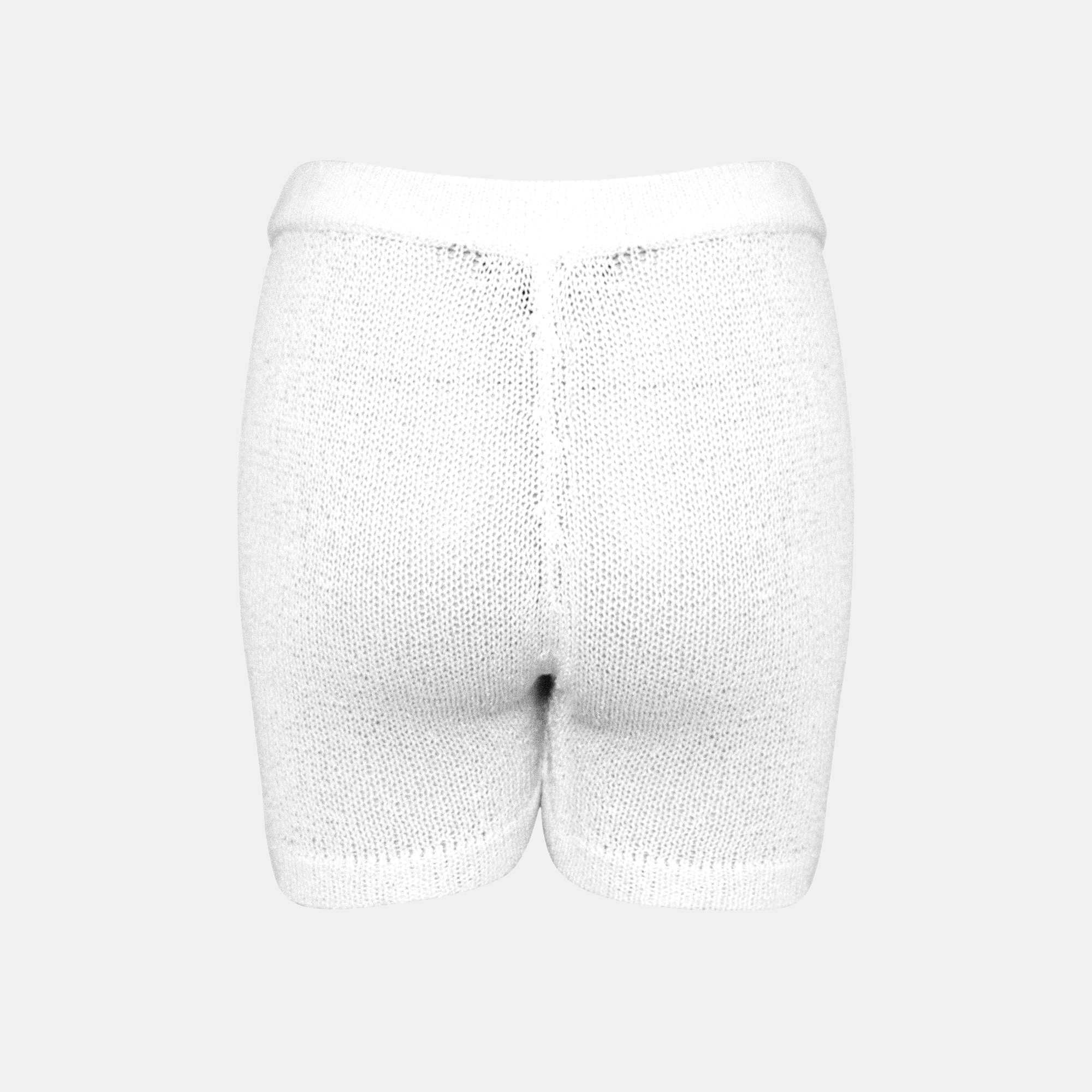 OW Collection OLIVIA Crochet Shorts Account 059 - OW White