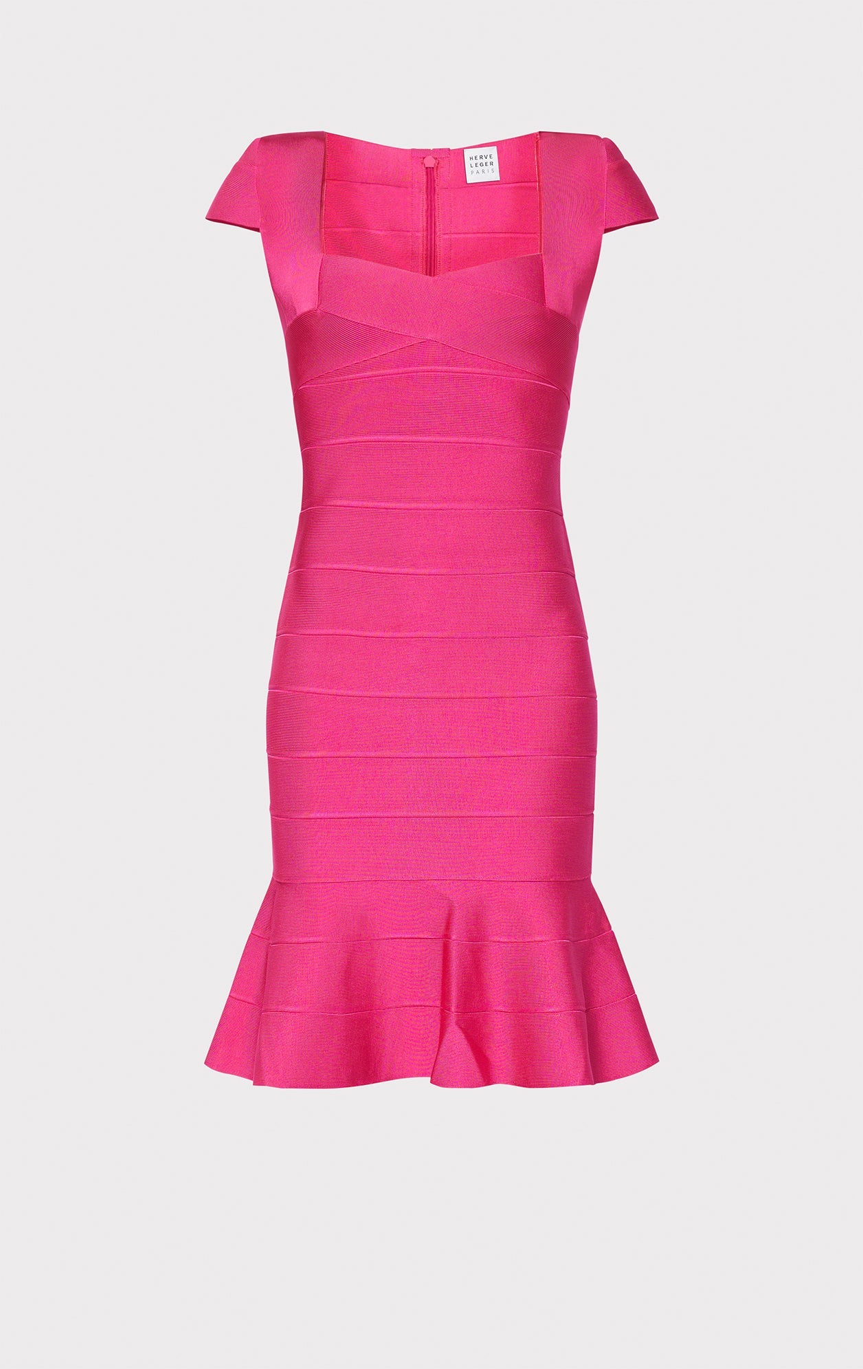 Cap Sleeve Bandage Dress | Hot Pink