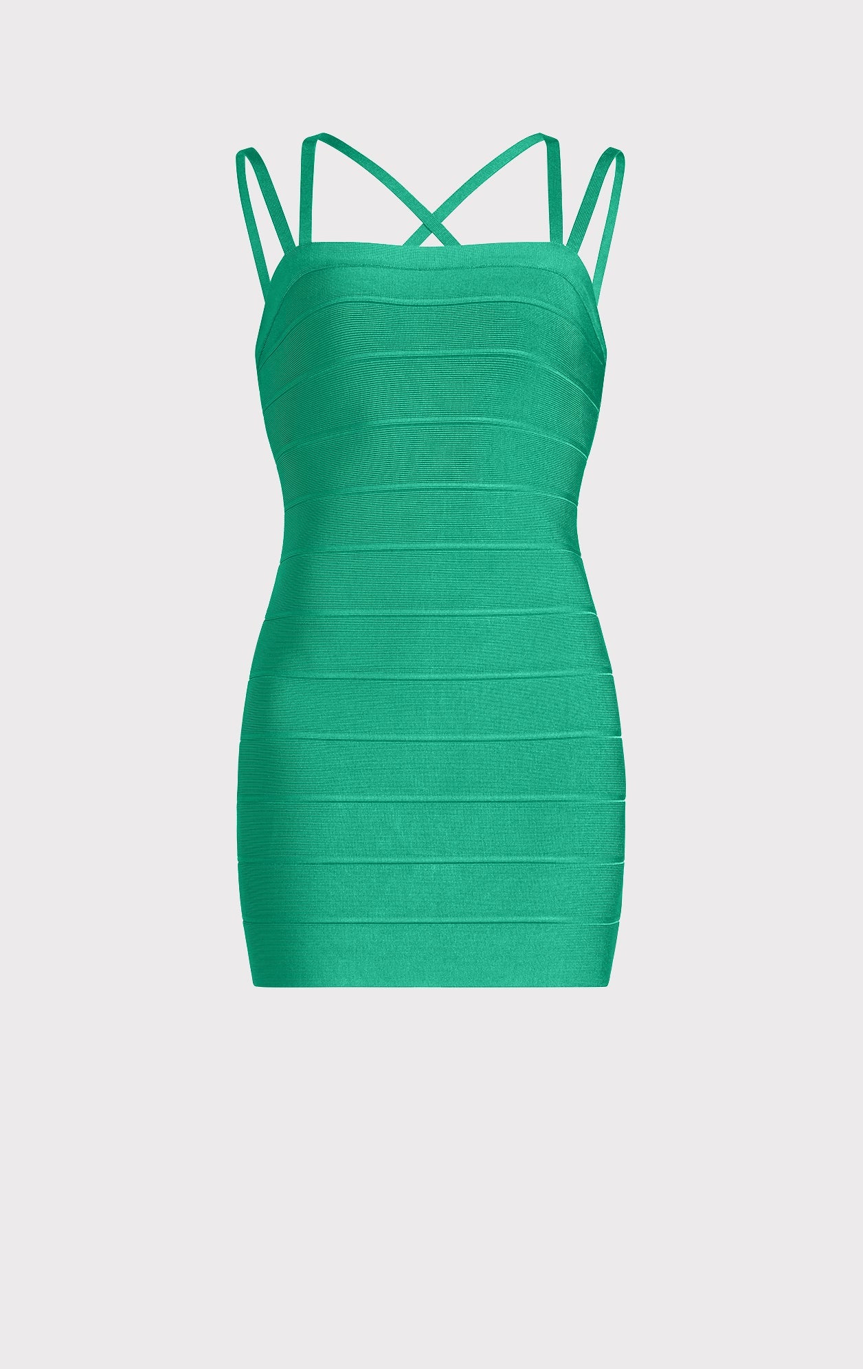 Strappy Mini Dress | Green Opal