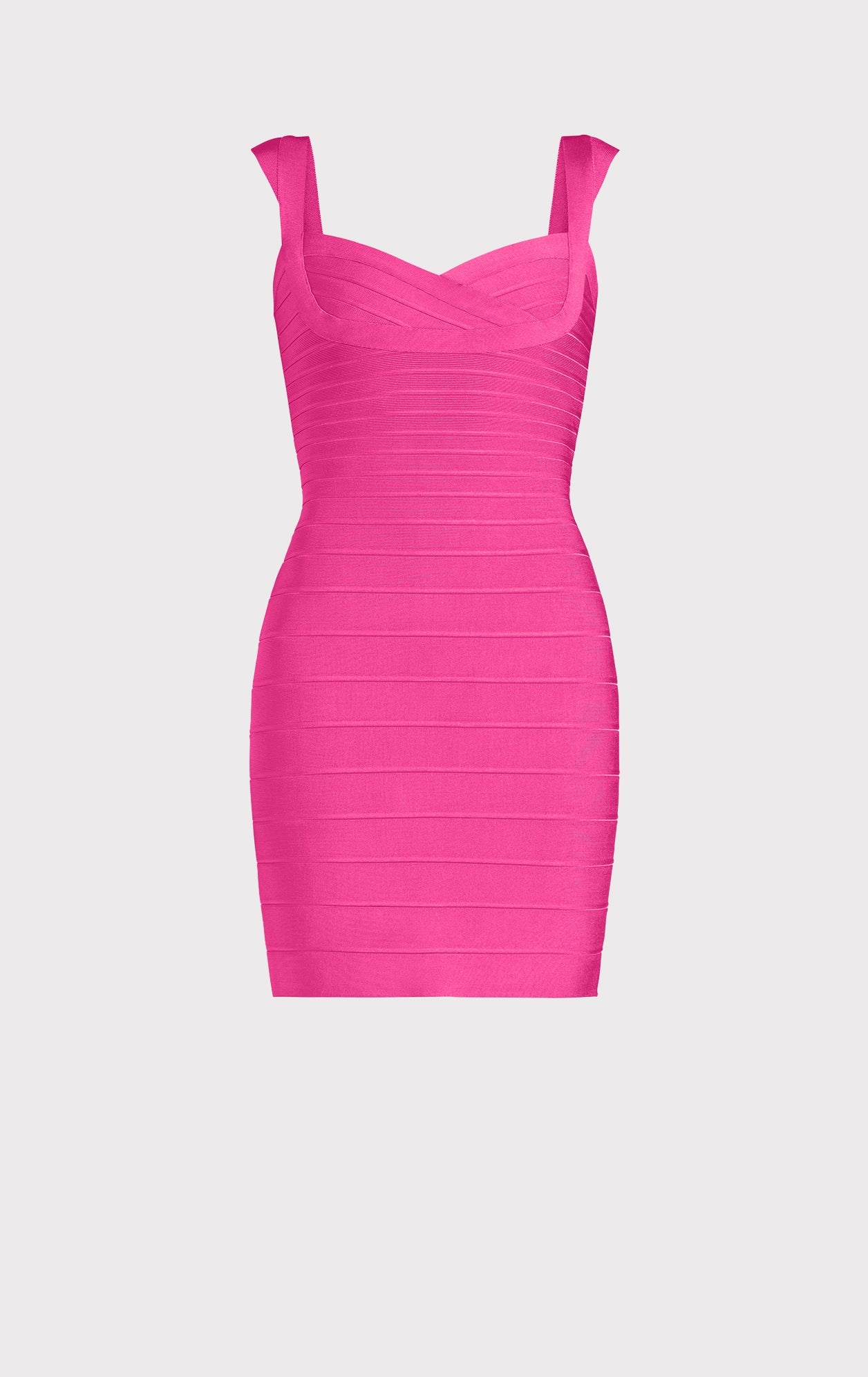 Sweetheart Banded Mini Dress | Hot Pink