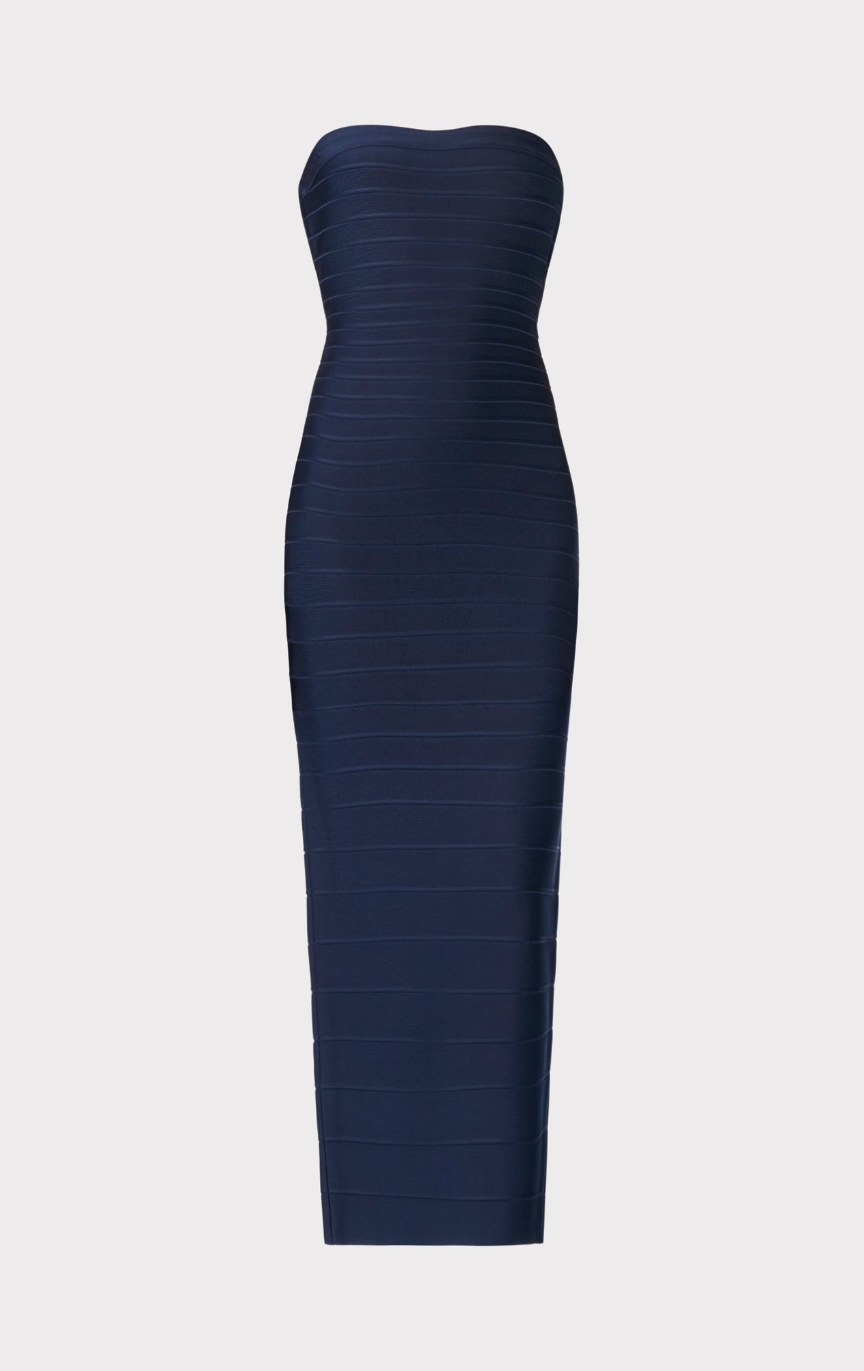 Strapless Banded Gown | Classic Blue