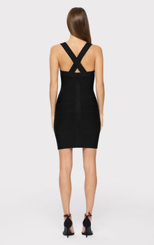 Strappy Mini Dress | Black