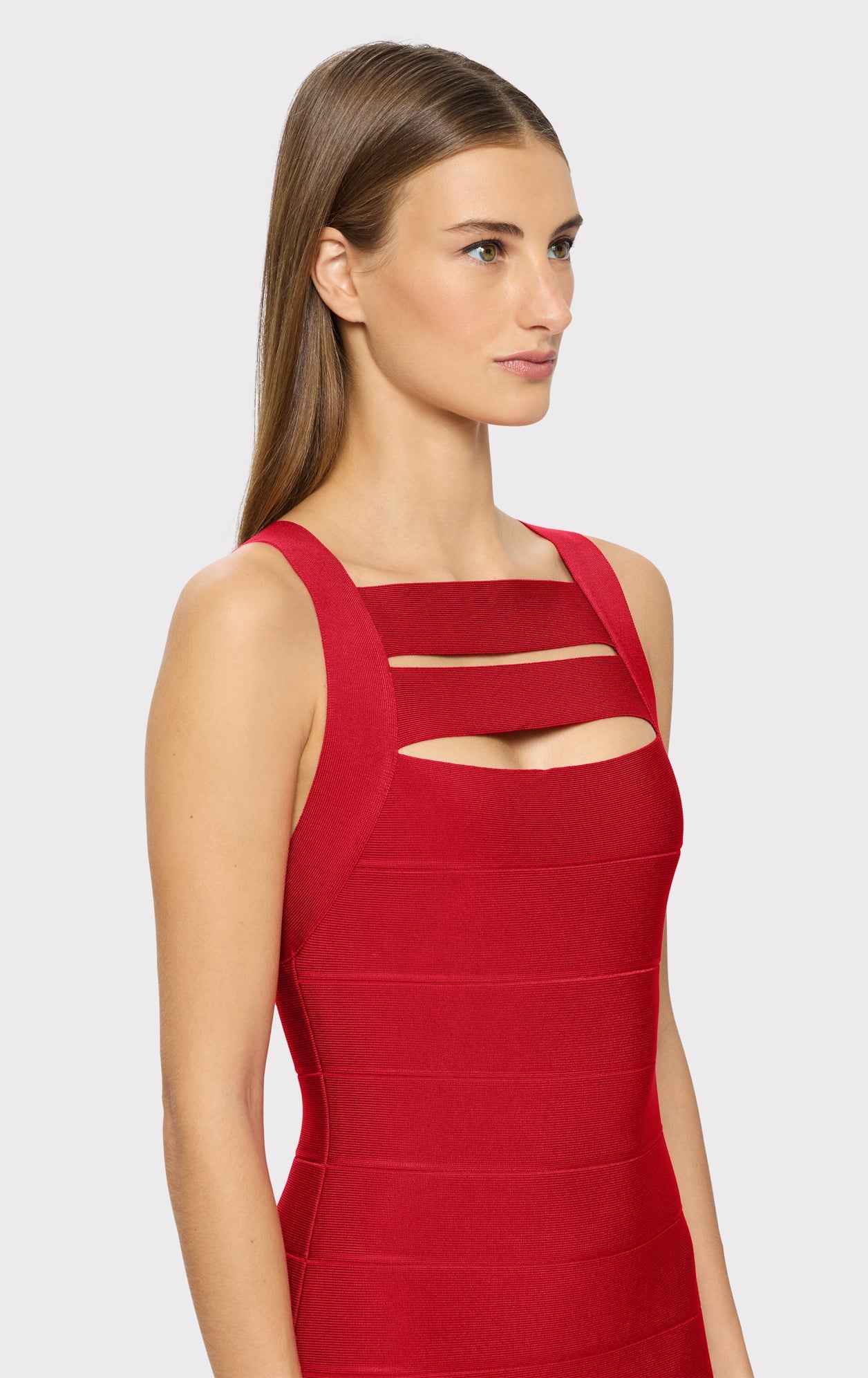 Strappy Mini Dress | Lipstick Red