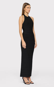 Halter Bandage Gown | Black